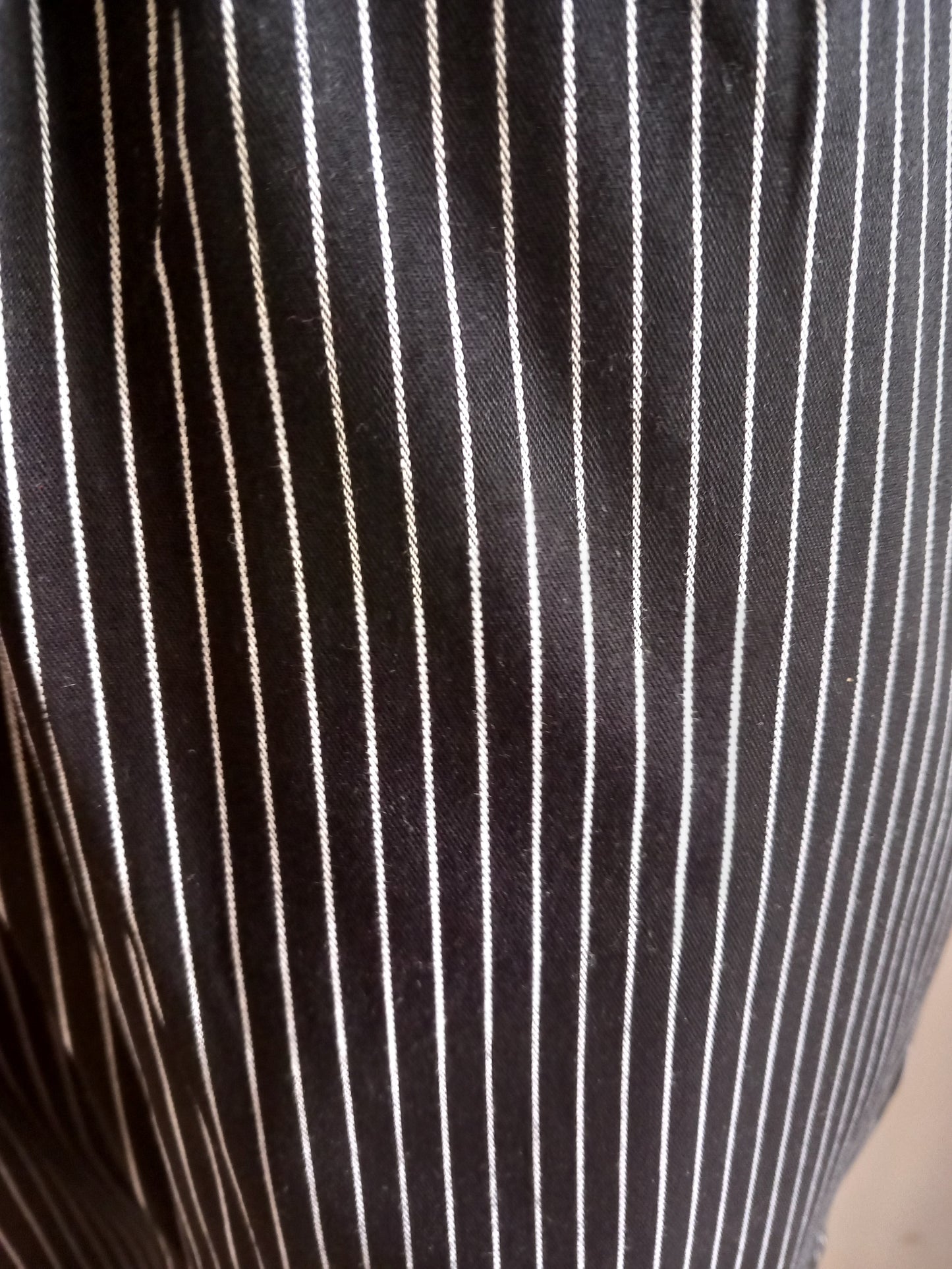 Pantalone cuoco Nero Gessato