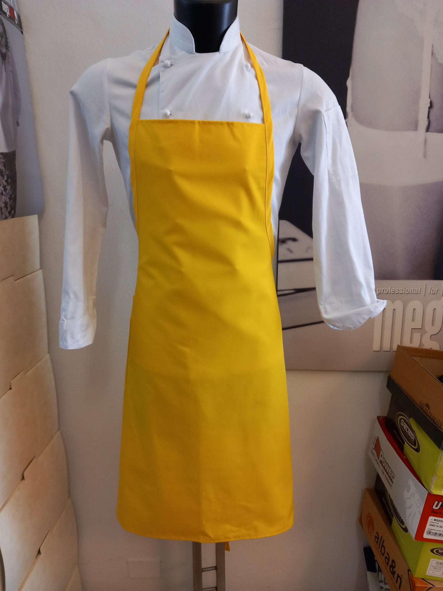 grembiule a pettorina Yellow
