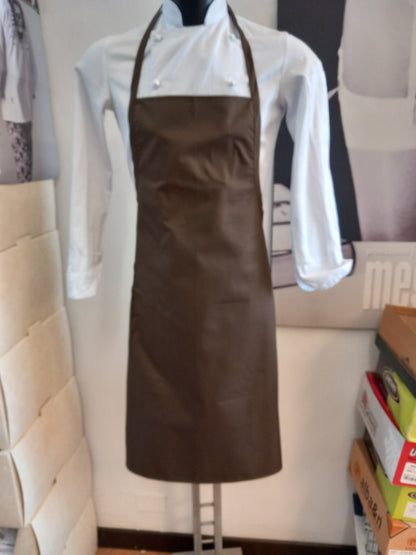 grembiule a pettorina brown
