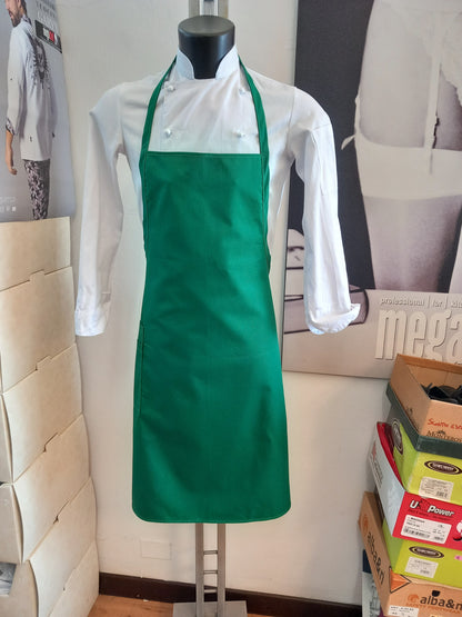 grembiule a pettorina Green