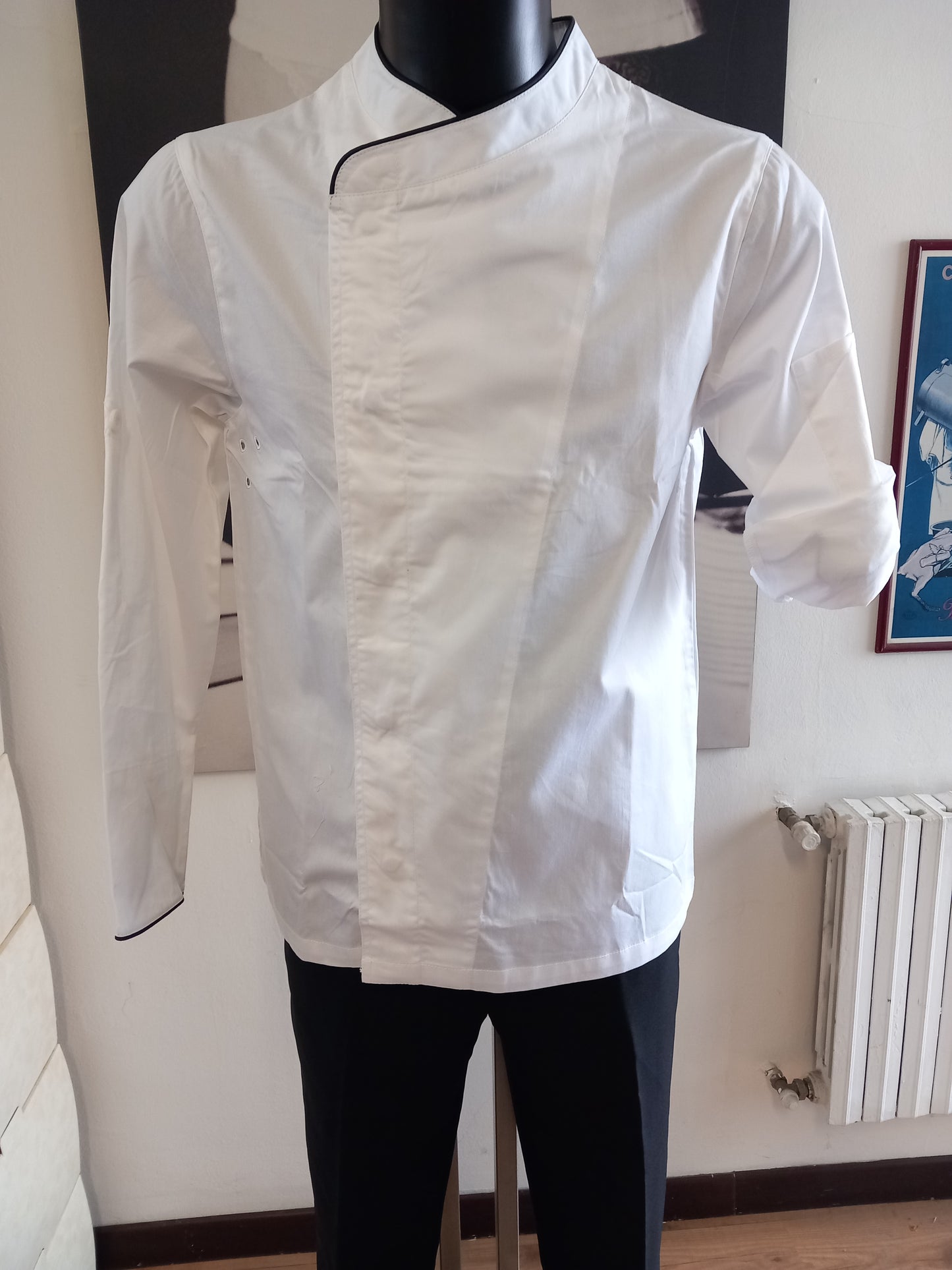 Giacca cuoco Tech white