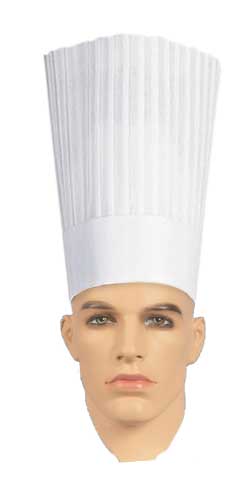 cappello cuoco TNT   (tessuto non tessuto) CM 30